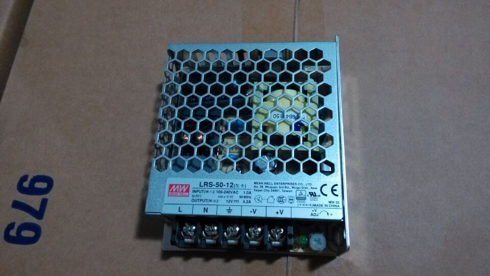 Original Taiwan Mean Well Switching Power Supply LRS-50-12 50W 12V 4.2A Replace NES-50-12