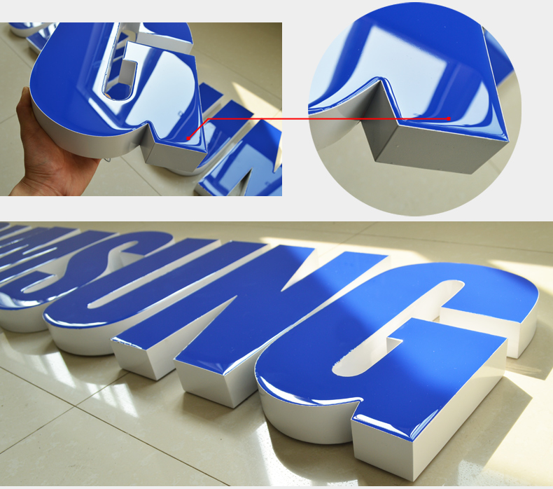 Free Sample LED Channel Letter Resin/ Acrylic Face