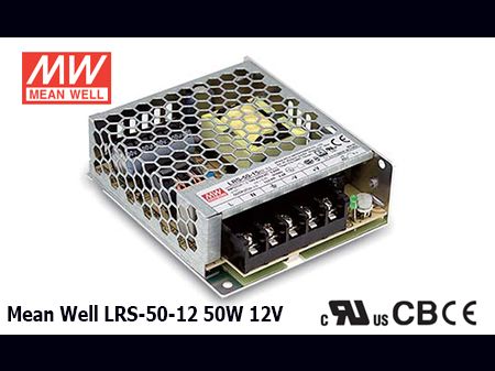 LRS-50-12 Original Taiwan Mean Well Switching Power Supply 