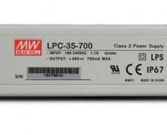 LPC-35 series Waterproof Original Taiwan Mean Well AC to DC Switching LED Power Supply 