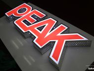 Dot Acrylic Illuminated Channel Letter Sign